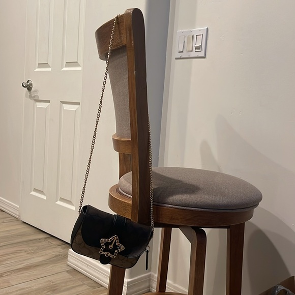 Coach Gemma Blocked Signature Canvas With Star Buckle Crossbody Purse Bag - Picture 2 of 5